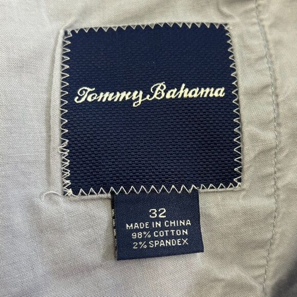 Tommy Bahama Fog Gray Boracay 9-Inch Chino Shorts Size 32 - Picture 10 of 16